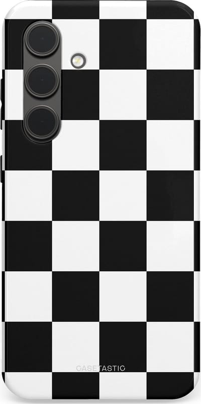 Casetastic Hoesje Geschikt voor Samsung S24 - Stijlvolle Beschermende Duo-layer Case - Schaak