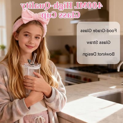 Gifts voor Meisjes: Drinkglazen met Deksel, Haarband, Wenskaart, Make-up Tas en Kwasten - Perfecte Cadeaus voor Vrouwen, Zussen en Beste Vriendinnen, Verjaardag en Kerst voor 9-16 Jaar