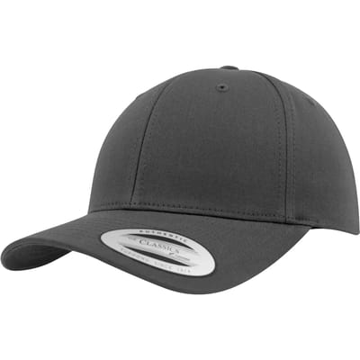 Flexfit - Curved Classic Snapback charcoal one size Snapback Pet - Grijs
