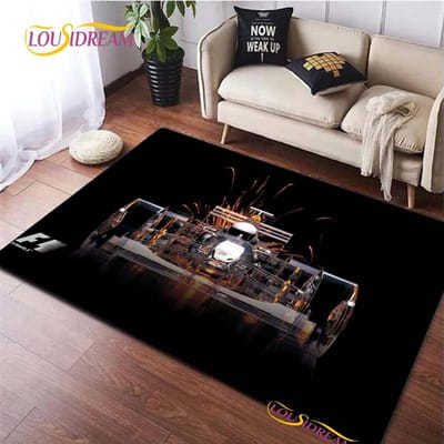Raceauto Patroon Kleed voor Slaapkamer Woonkamer Tapijt voor Keuken Vloermatten Huisdecoratie Alfombra Kinderspel Antislip Vloerkussen Kleed 80*160cm