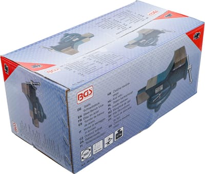 BGS Stalen bankschroef - gesmeed - 125 mm spanbekken
