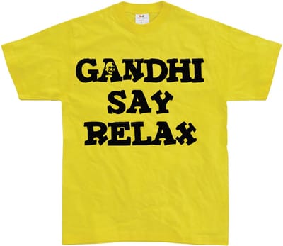 Hybris Gandhi Say Relax T-shirt SH-1-13086-H20-5