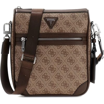 GUESS schoudertas Milano Crossbody 2 Berlin Grey A907 grijs