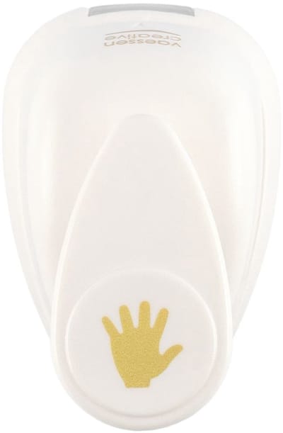 Vaessen Creative Pons - Figuurpons - Hand - 7 x 9 mm