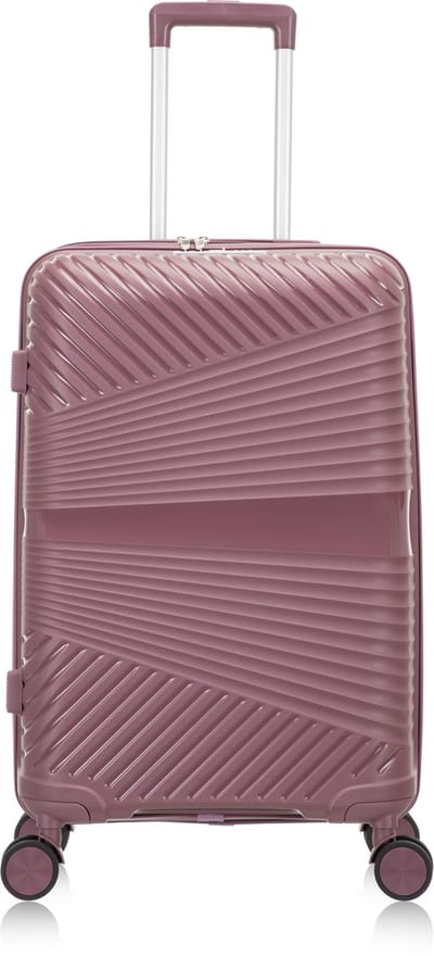 Mallorca Reiskoffer M - 65L - 66x43x24 cm - Lichtgewicht Harde Koffer - Met Ingebouwd TSA Slot - Voor Vliegtuig en Vakanties - Paars