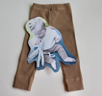 MiniMidi - Baby Legging Ribgebreid - Kinder Legging Ribgebreid - Brown 74/80
