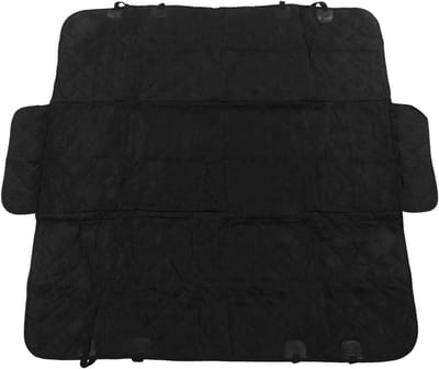 Achterbankverlenger Hond - Dierenbrug Platform - Reizen met Huisdier - Waterdicht Ademend Gaas - 152 x 143 cm - Zwart