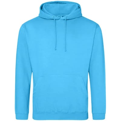 Just Hoods College Hoodie JH001 - HAWAIIAN BLUE - L