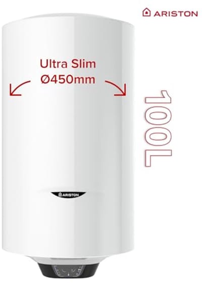 Elektrische Boiler 100 Liter Verticaal met Wandmontage - Ideaal voor Kleine Ruimtes