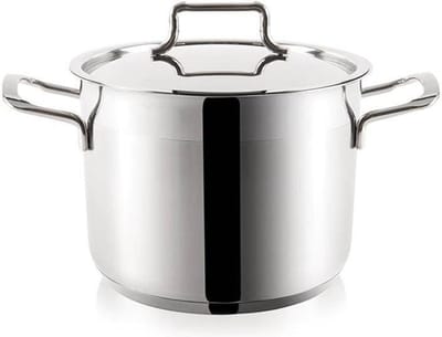 Kookpan Edelstaal met Deksel ANETT 20 cm, 4,6 l - Kookpot - Soeppan