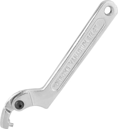 Allecto - Verstelbare C-Haak Sleutel 19-51mm - Chrome Vanadium Staal voor Voertuigen en Mechanische Toepassingen