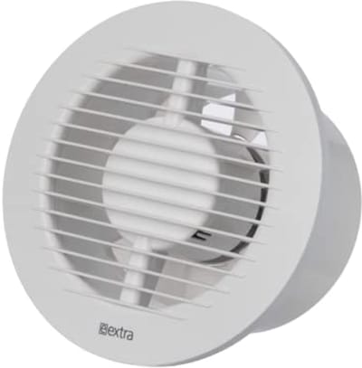 125mm Badkamer Ventilator met Timer - Stille Afzuigventilator voor Badkamer, Keuken, Garage en Toilet