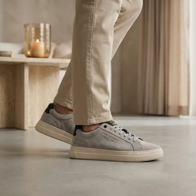 PME Legend PME Clevis Sneakers grijs Suède