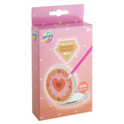 diamantverven spiegel maken 8cm 3 assorti