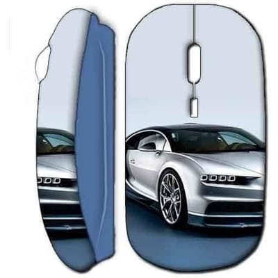 Bugatti Veyron draadloze muis blauw