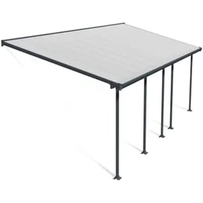 Palram | Canopia - Terrasoverkapping Feria - Donkergrijs - 3x7.3m