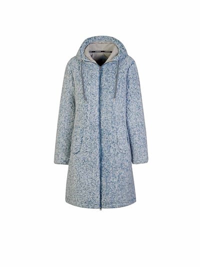 BJØRNSON Ona Parka Sherpa Fleece Vest - Dames - Tussenjas - Maat 36 - Blauwgrijs