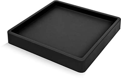 Weerbestendige Plantenroller met Wielen - Mobiel Platform voor Planten (45 x 45 cm, Antraciet)