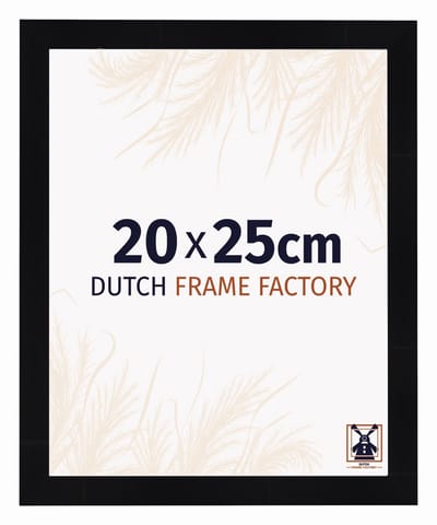Fotolijst 20x25 cm - MDF - Zwart Hoogglans - Praag
