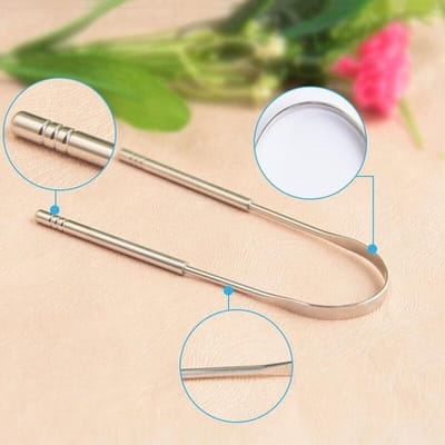 Tongschraper 1x-Tongreiniger- Tong verzorging- Hygienische Tongverzorging- Tong- Mond verzorging - Tong