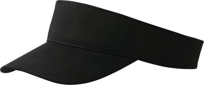 Myrtle Beach Volwassenen Unisex Fashion Sunvisor (Zwart)