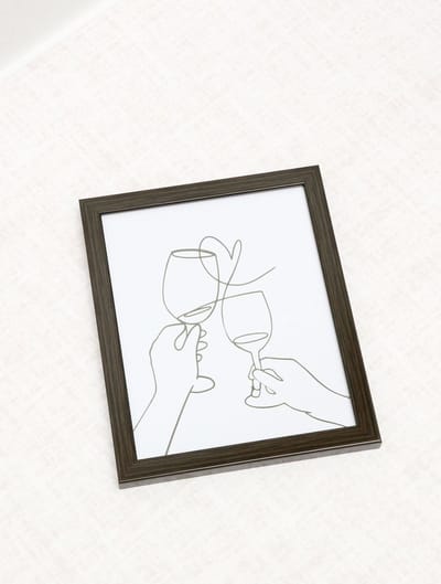 Deknudt Frames fotolijst S46RH7 - bruin wortelhout - foto: 30x45 cm