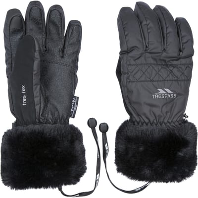 Trespass Vrouwen/dames Yanki-handschoenen (Zwart)