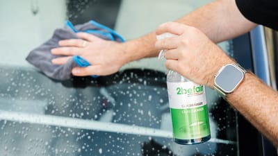 2BeFair Crystal Clear glasreiniger - voor Tesla ruiten - streeploos - veganistisch