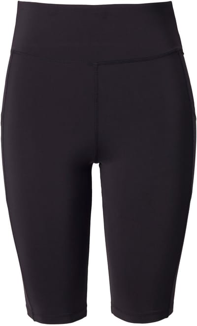 Ulla Popken - Dames - Leggingshort elastische tailleband meshzak gerecycled - Zwart - Maat 58+