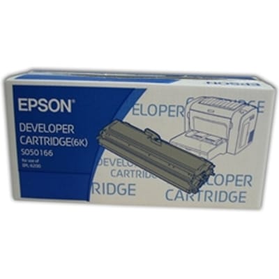 Epson S050166 toner cartridge zwart hoge capaciteit (origineel)