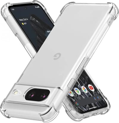 Google Pixel 8 Hoesje Schokbestendig en Dun TPU Transparant