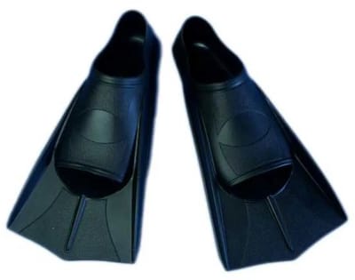 Leisis Silicon Short Zwemvliezen Zwart EU 33-34
