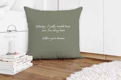 Sierkussens - Kussentjes Woonkamer - 60x60 cm - Yesterday, I really wanted tacos - Quotes - Taco lover - Spreuken