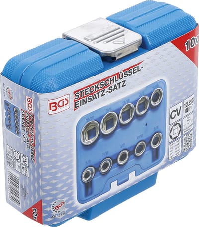 BGS - Doppenset 1/2 - 10 delig INCH - (engels) - 3/8" - 7/16" - 1/2" - 9/16" - 5/8" - 11/16" - 3/4" - 13/16" - 7/8" - 15/16" BGS2434