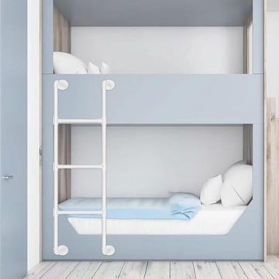 Metalen Klimladder - Zoldertrap Stapelbed - Veilig Klimmen - Aanpasbare Lengte - 100-300cm - Zwart