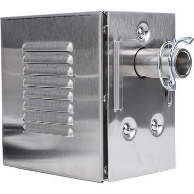 Moteur de Rôtissoire Électrique 45W Acier Inoxydable Moteur Barbecue pour Rôtissoire Porc Poulet Chèvre Rôtissoire