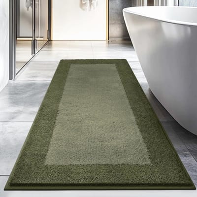 Antislip Badkamertapijt 76 x 150 cm - Absorberend, Extra Zacht en Machinewasbaar