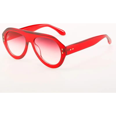 Trendy Vierkante Zonnebrillen voor Mannen Vrouwen Designer Merk Brillen UV Bescherming Unisex Mode Brillen red