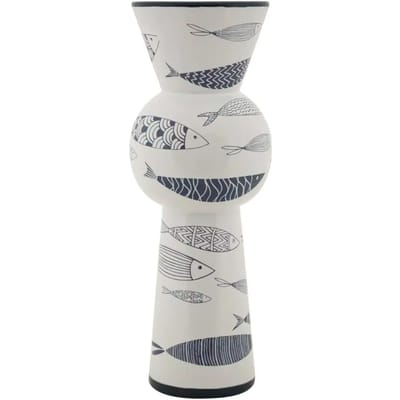 Vaas Mauro Ferretti Ceramica Fish Tall