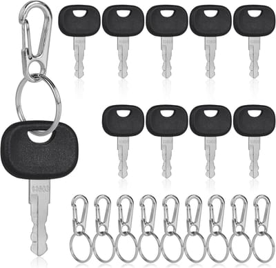 10 Pcs Sleutels - Vervangingssleutels - Noodgereedschap voor Tractoren Trolleys Escape Rollers Compressor Charger