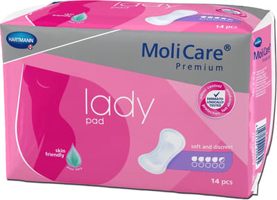 Hartmann Molicare Premium Lady Pads 4.5 druppels - 1 pak van 14 stuks