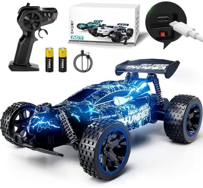 SCH® Elektrische Auto voor Kinderen Accu - Elektrische Auto - Elektrische Kinderauto - Lichtblauw- 3cm x 2cm x 1cm