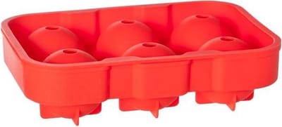 Cosy&Trendy IJsblokvorm 6x XL ballen - siliconen - rood