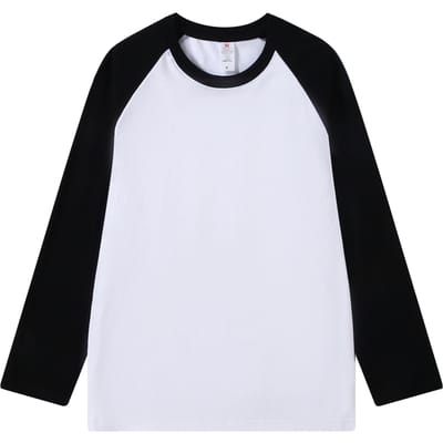 Pure Katoen Lange Mouwen Heren T-shirt Los Splicing Schouder Mouwen US Stijl Retro Basis Shirt Man T-shirt Tops T-shirts S white