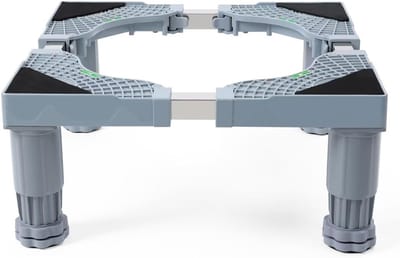 Verstelbaar Onderstel voor Wasmachines met Schokabsorptie - 4 Voeten 42-66 cm en 19-22 cm