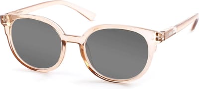 Vista Bonita NOVA – Zonneleesbril UV400 – Sterkte +1.50 – Kleur Soft Skin – Unisex model – Licht en hip – Ronde pasvorm – Flexveren - Inclusief etui en doekje