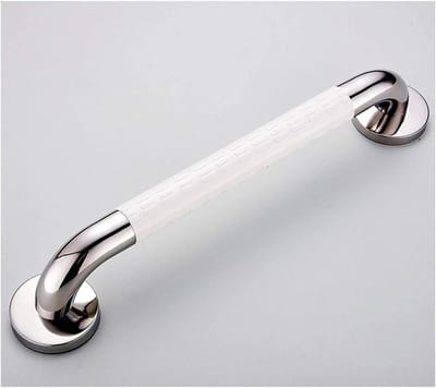Badkuipgreep Metaal - Veiligheidsbeugel Antislip - Extra Stabiliteit - Verborgen Schroefmontage - 48 cm Lengte - Set van 4