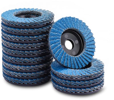 Waaierschijven - Slijpschijven - Metaal Afwerken - Hoge Slijtvastheid - 76 mm 12 Stuks - Blauw