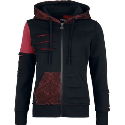 Gothicana by EMP - Gothic Vest met capuchon - Freaking Out Loud Encore - S - voor Vrouwen - zwart
