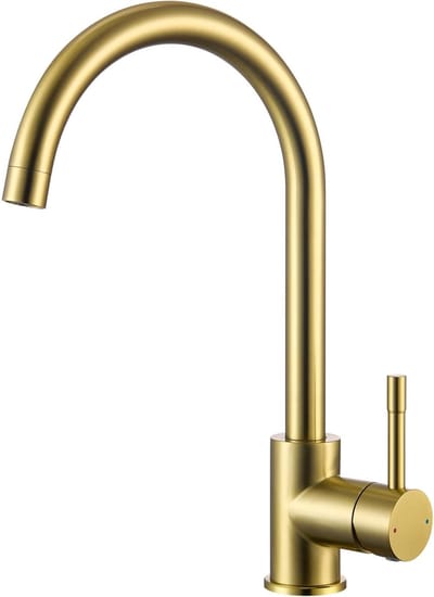 Keuken kraan - Mengkraan spoelbak - Dagelijks gebruik - 360° draaibaar - G3/8 aansluiting - Goud